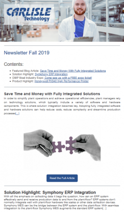 fall 2019 newsletter